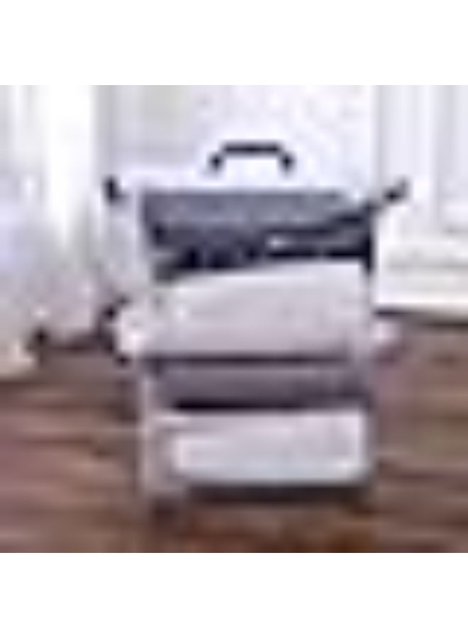 هيواري صندوق تخزين بلاستيكي من هيوير سعة 20 لترًا مع غطاء | حاوية تخزين شفافة قابلة للقفل بمقبض | صندوق تخزين شفاف قابل للتكديس في الإمارات العربية المتحدة | صندوق منظم صغير للألعاب والملابس وأدوات المطبخ والأدوات | متعدد الاستخدامات ومتين - Image 4